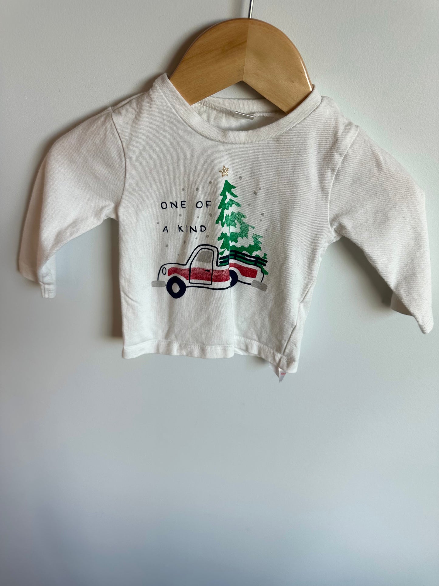 On Of A Kind Christmas Top / 6m
