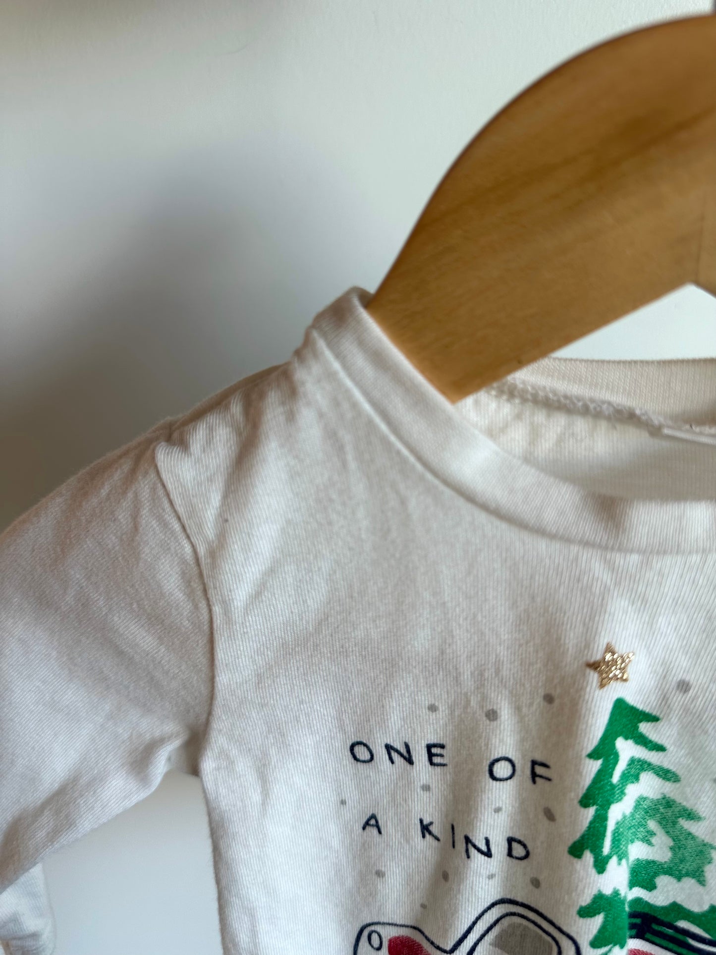 On Of A Kind Christmas Top / 6m
