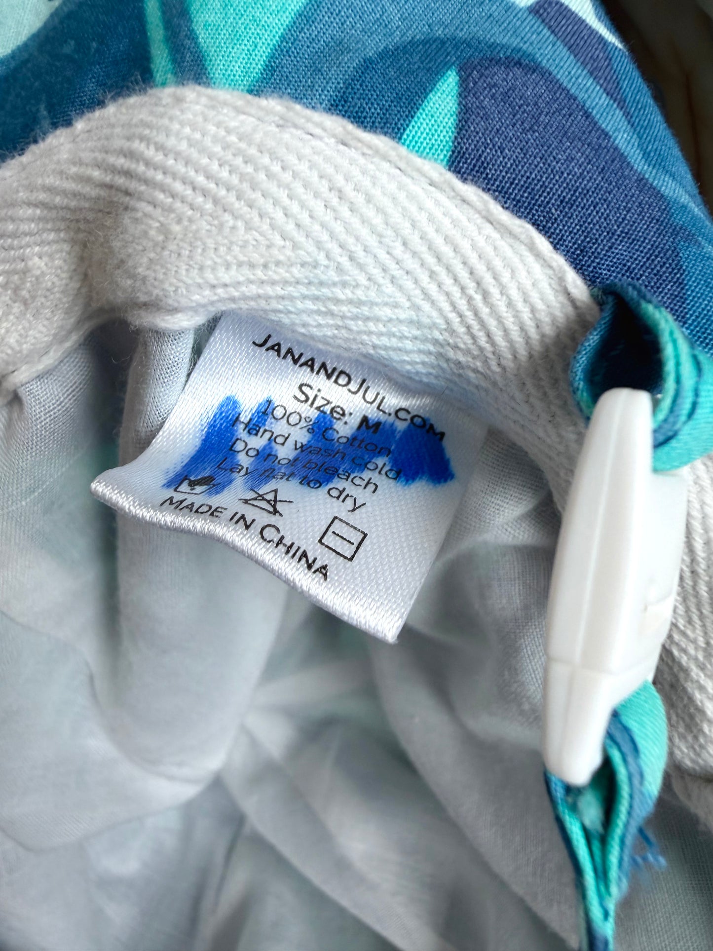 Jan & Jul Blue Palm Hat / 6-24m