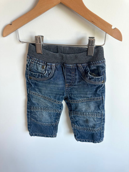 Jeans with Knee Detail / 6-12m