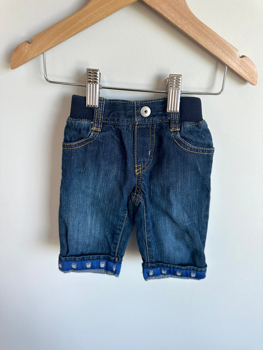 Gymboree Owl Cuff Jeans / 3-6m