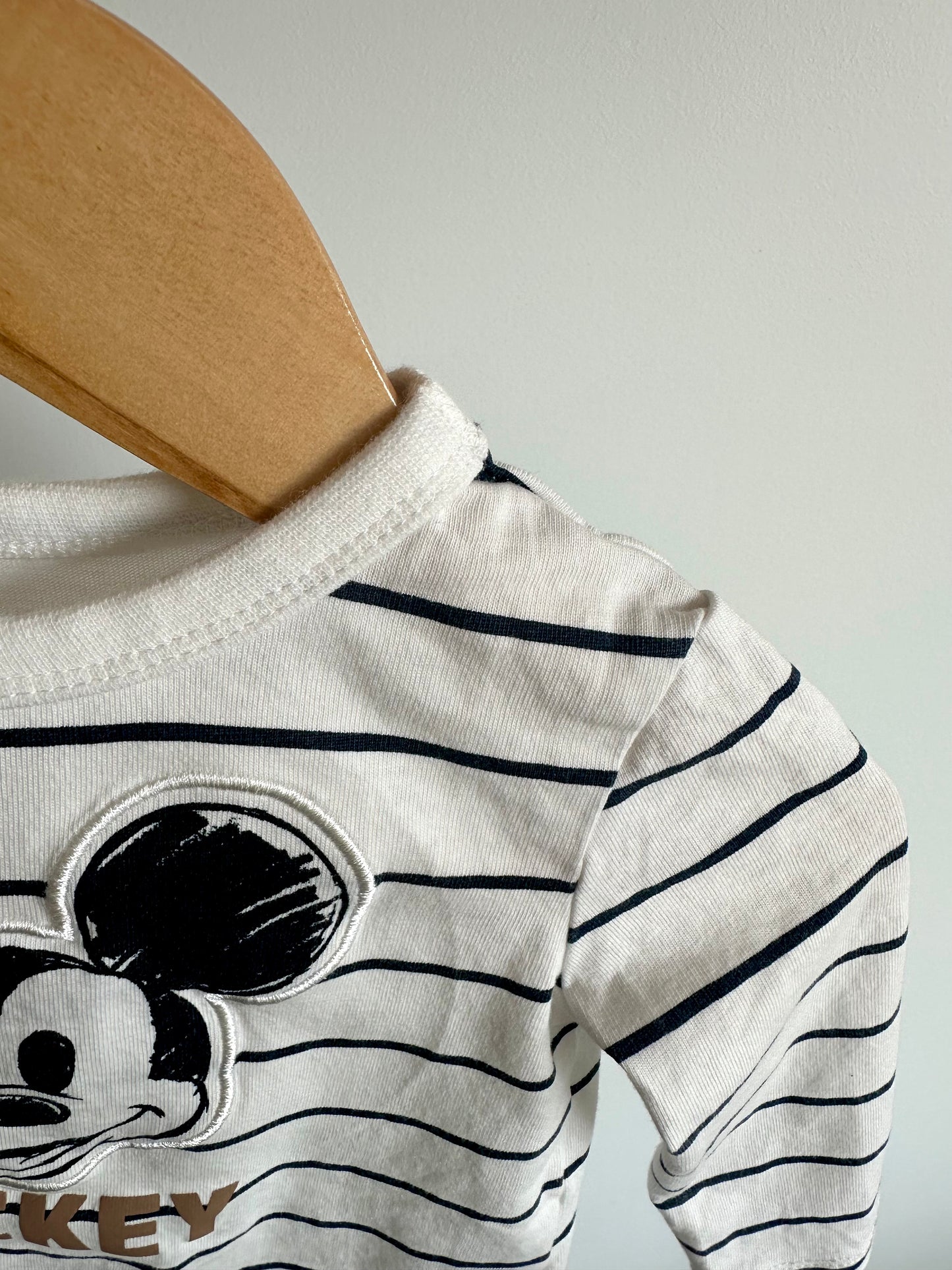 Mickey Striped Top / 6m