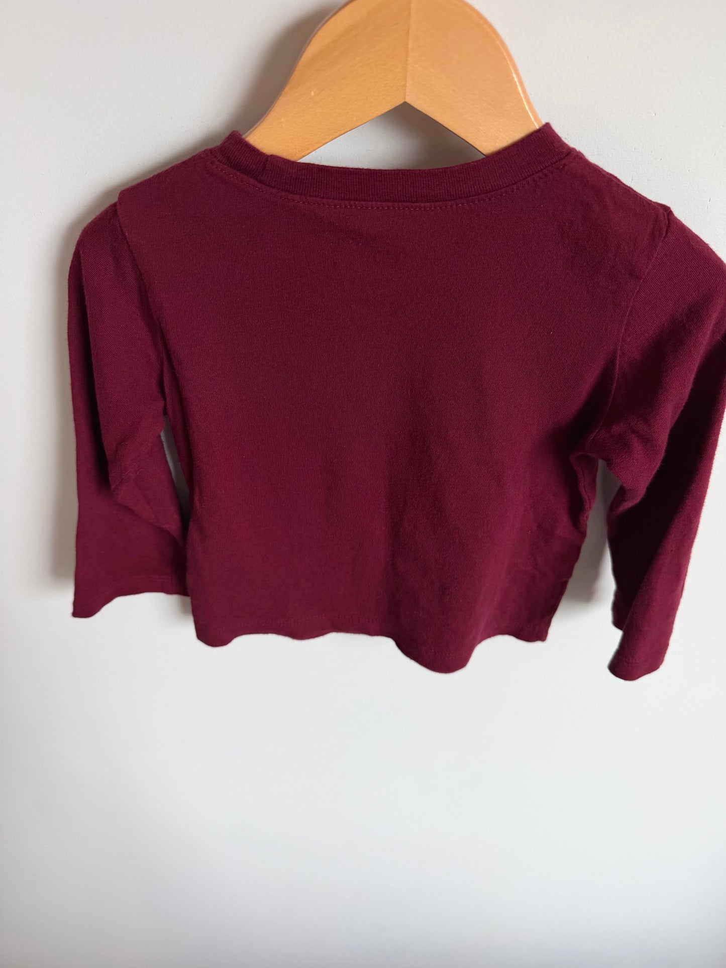 Gap Maroon Long Sleeve / 18-24m