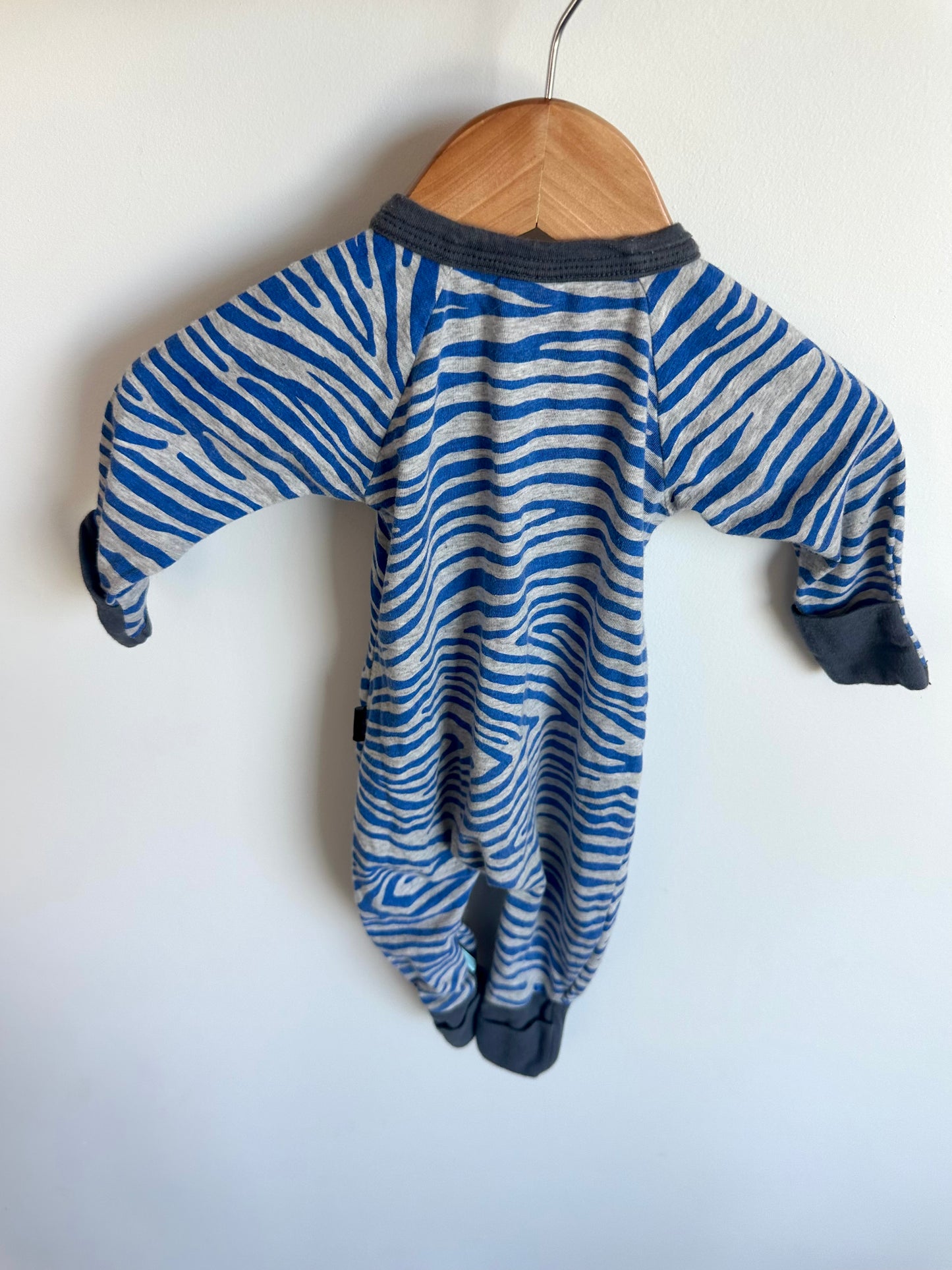 Bonds Blue Stripe Wondersuit Sleeper / 0-3m