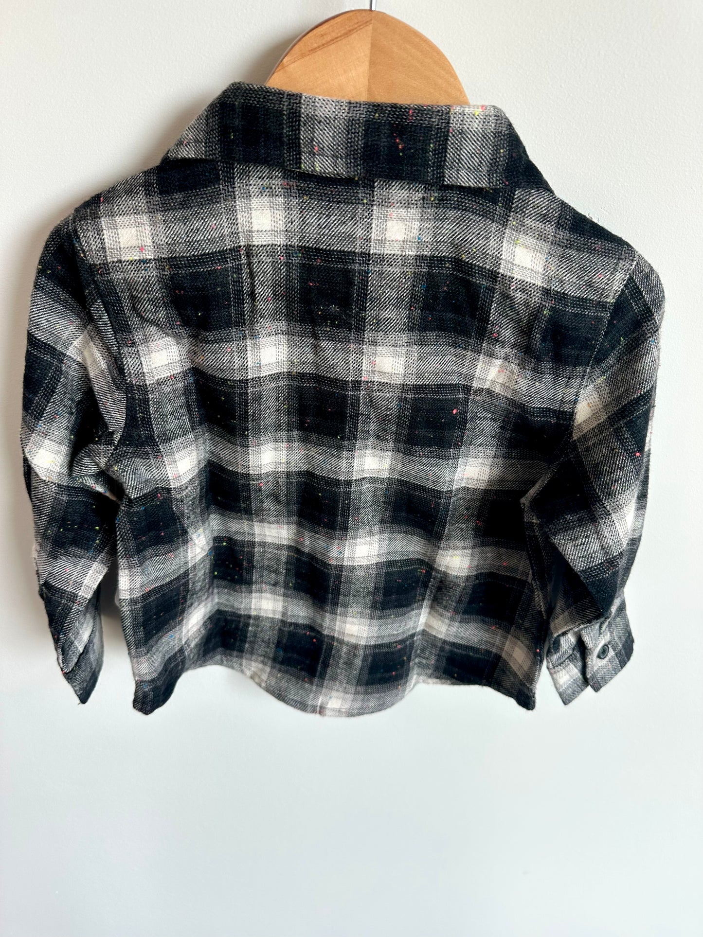 Black + White Speckled Top (With Tags)/ 2T