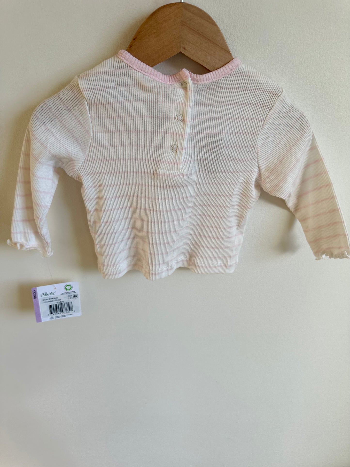 Pink Striped Top (With Tags) / 9m
