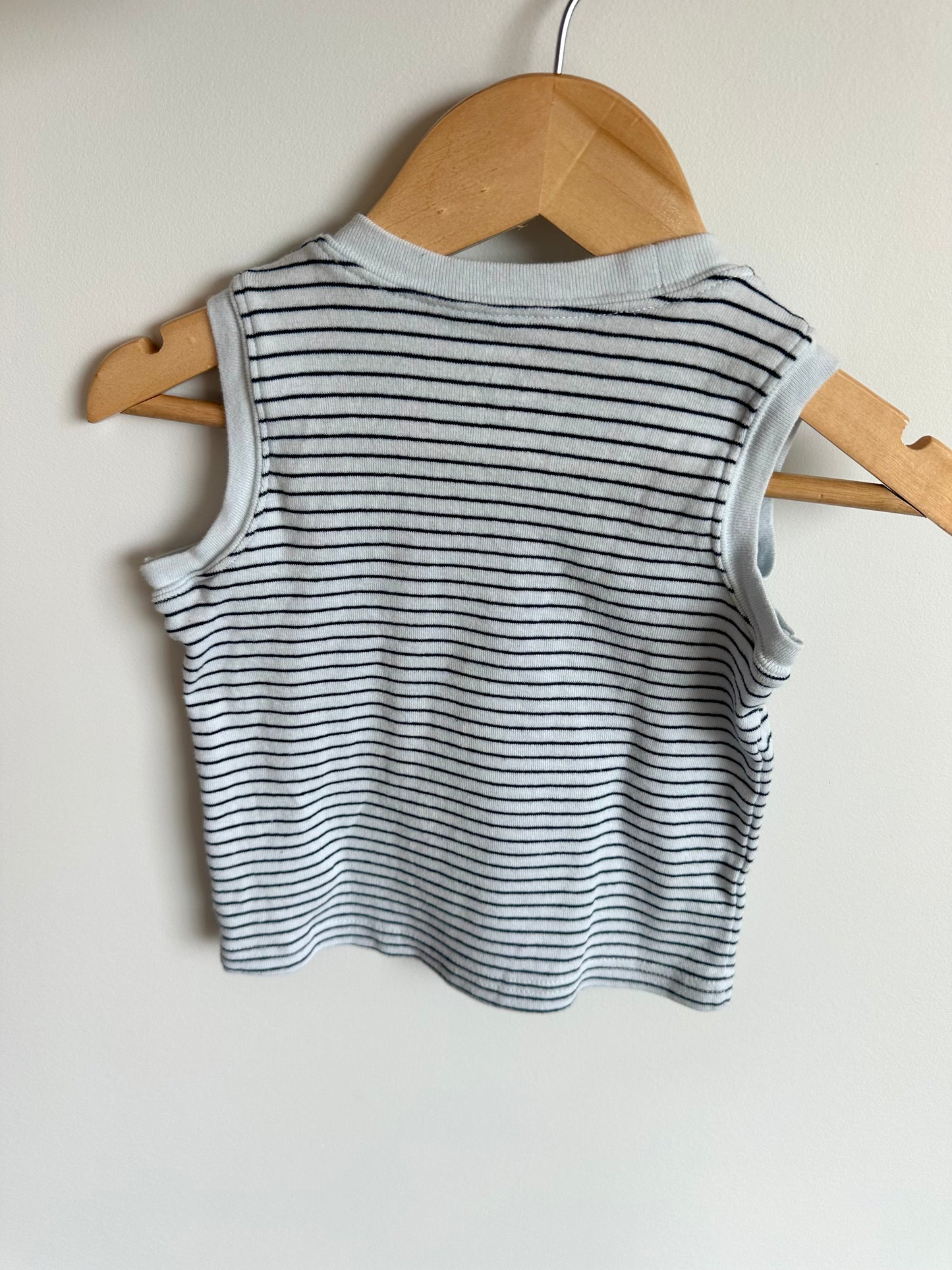 Striped Tank Top with Pocket / 18m