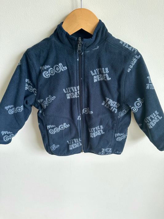 Reversible Little Rebel Navy Sweater / 2T