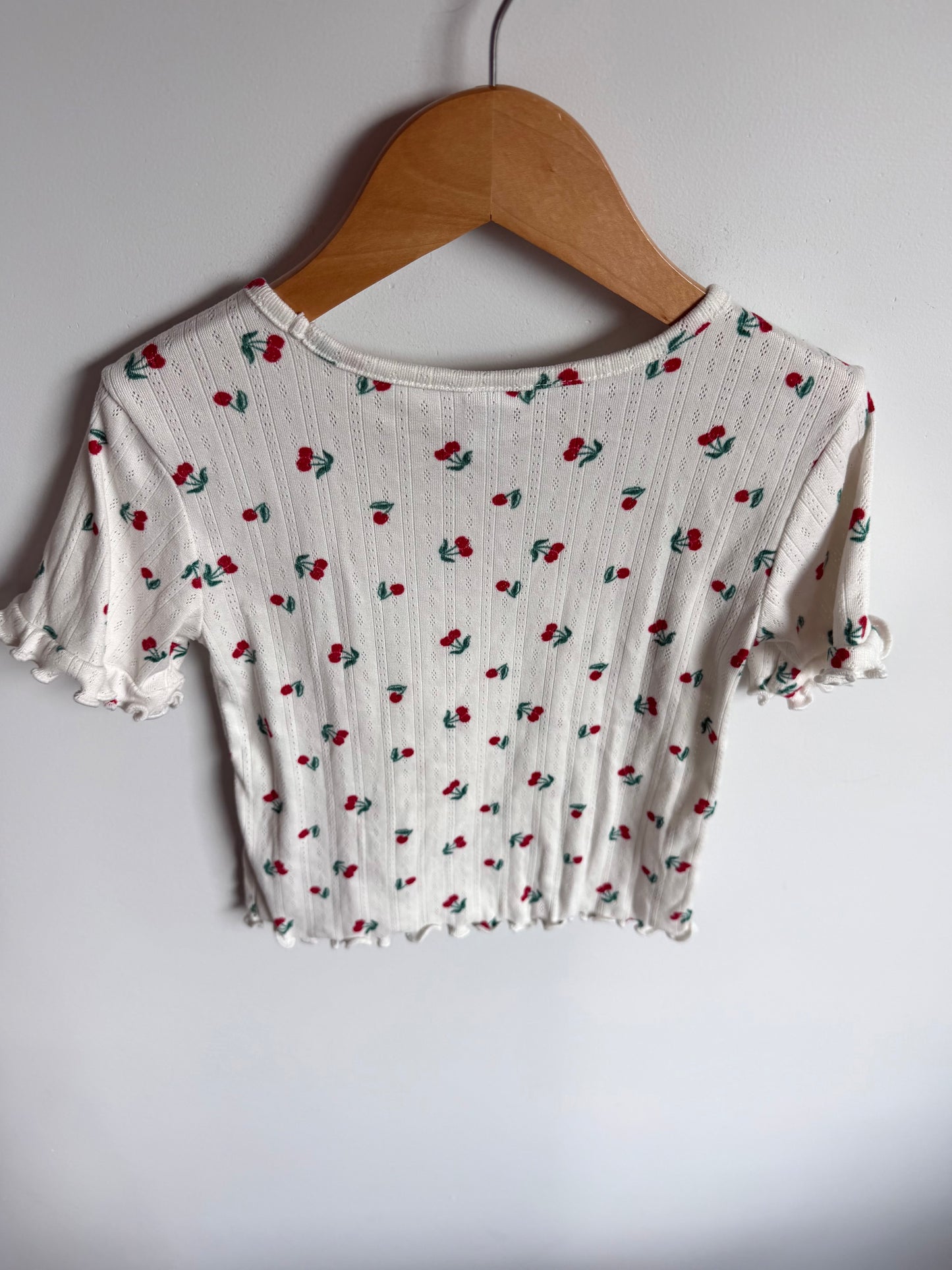Cherry Eyelet T-shirt / 5 years