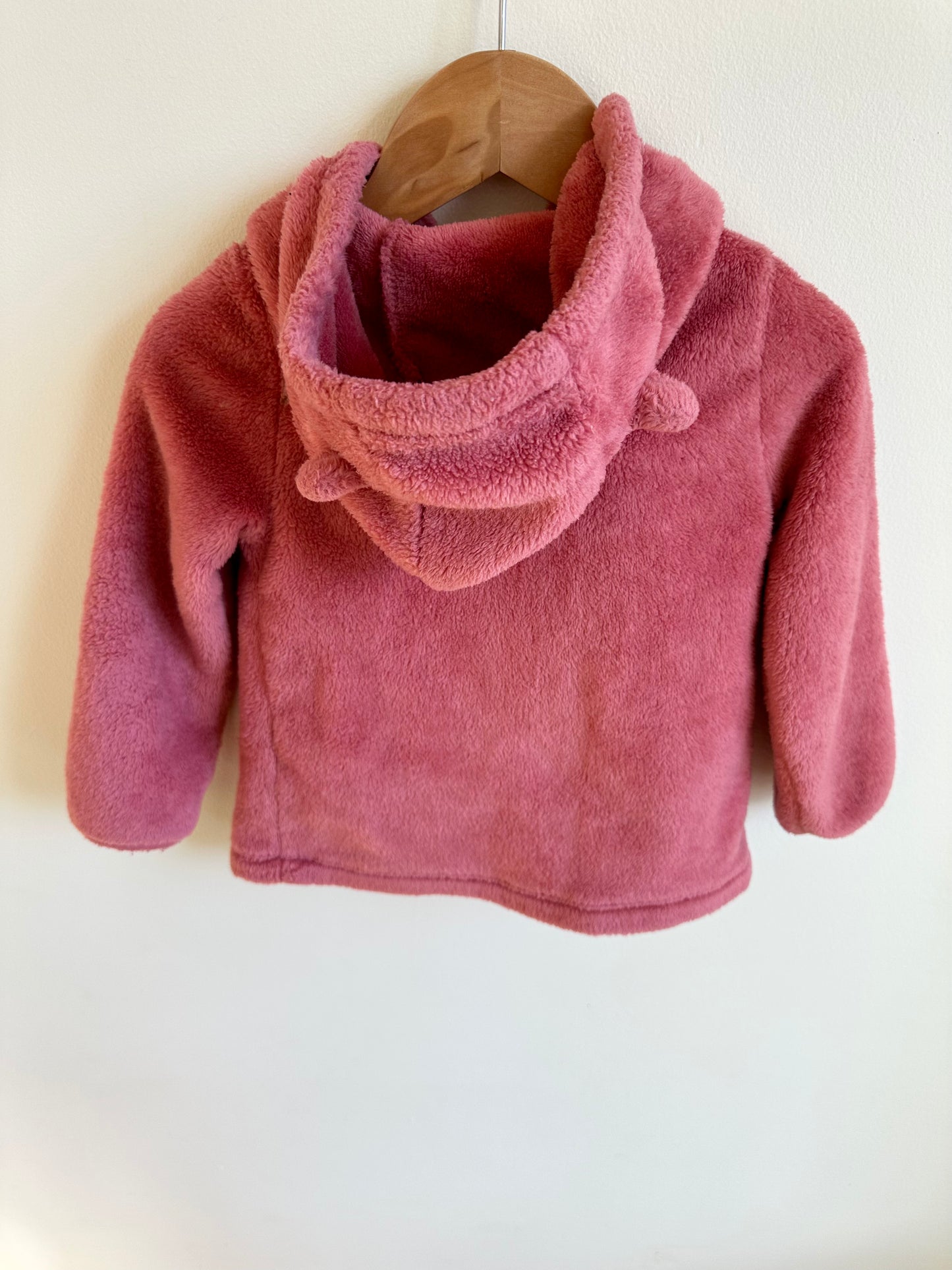 Pink Fleece Hoodie / 24m