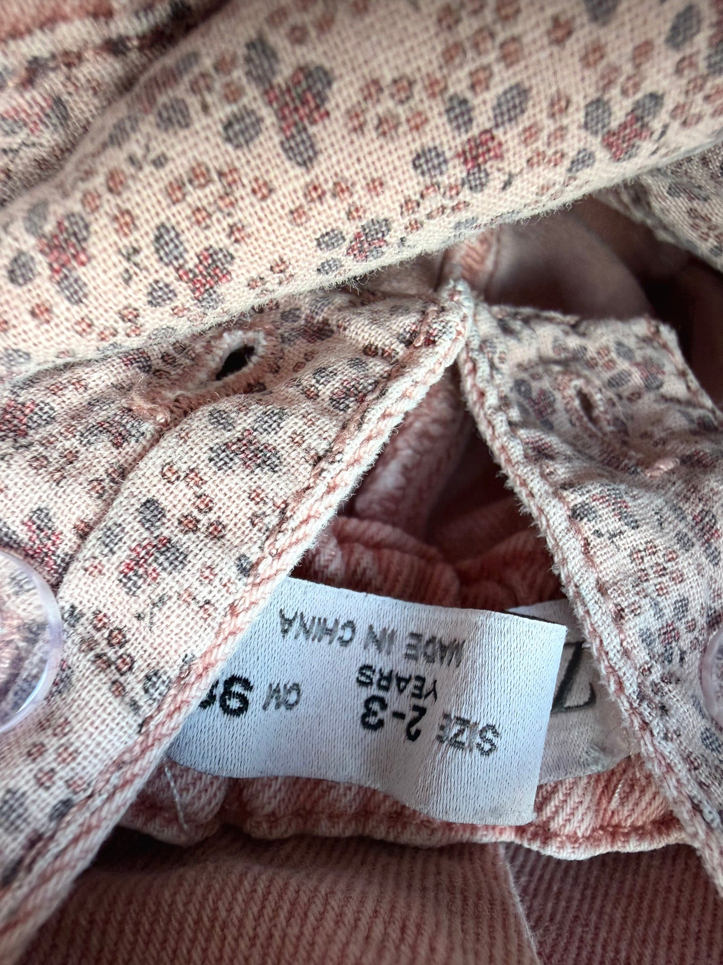 Zara Blush Ruffle Overalls / 2-3T