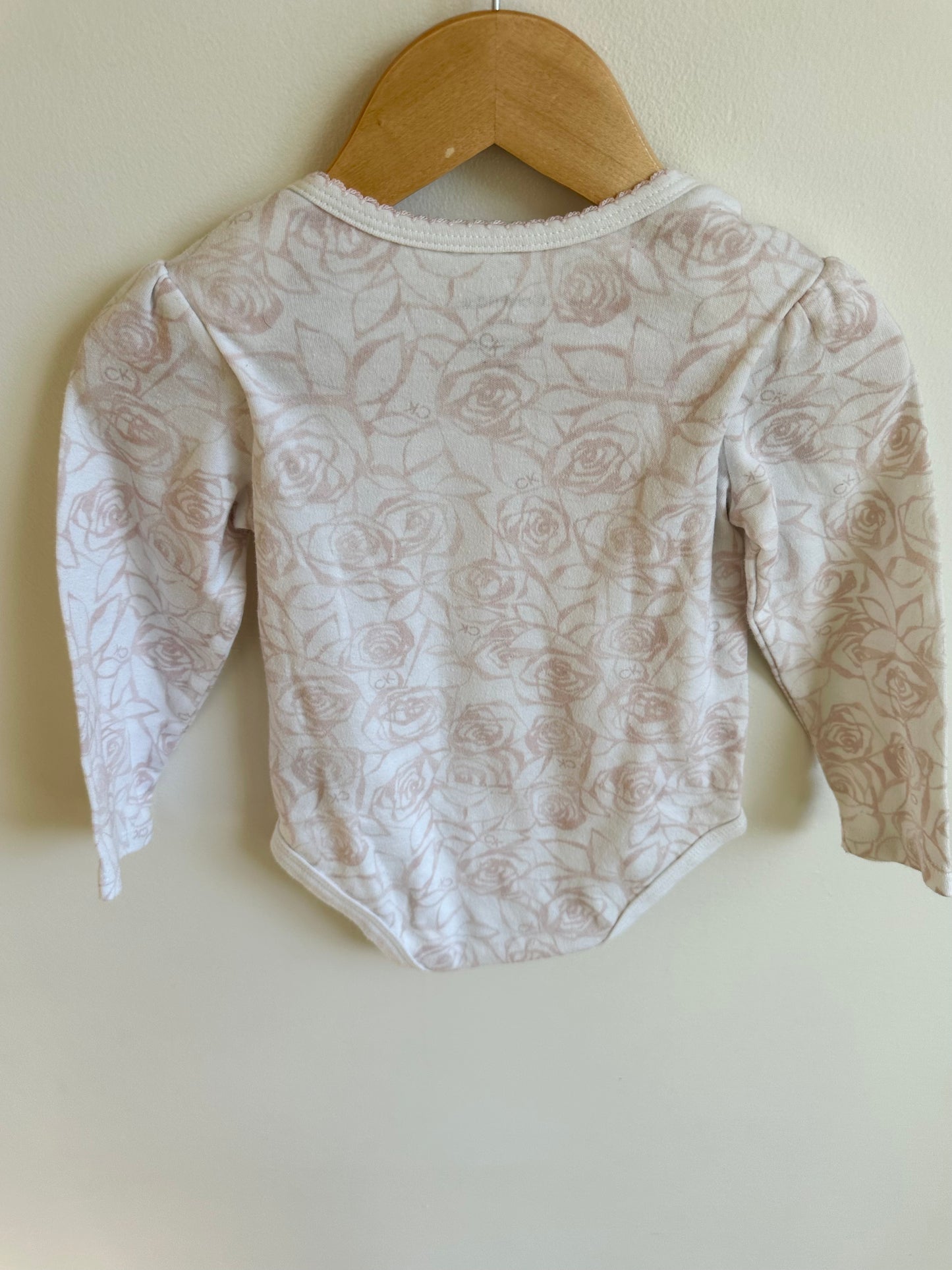 Calvin Klein Rose Bodysuit / 18m
