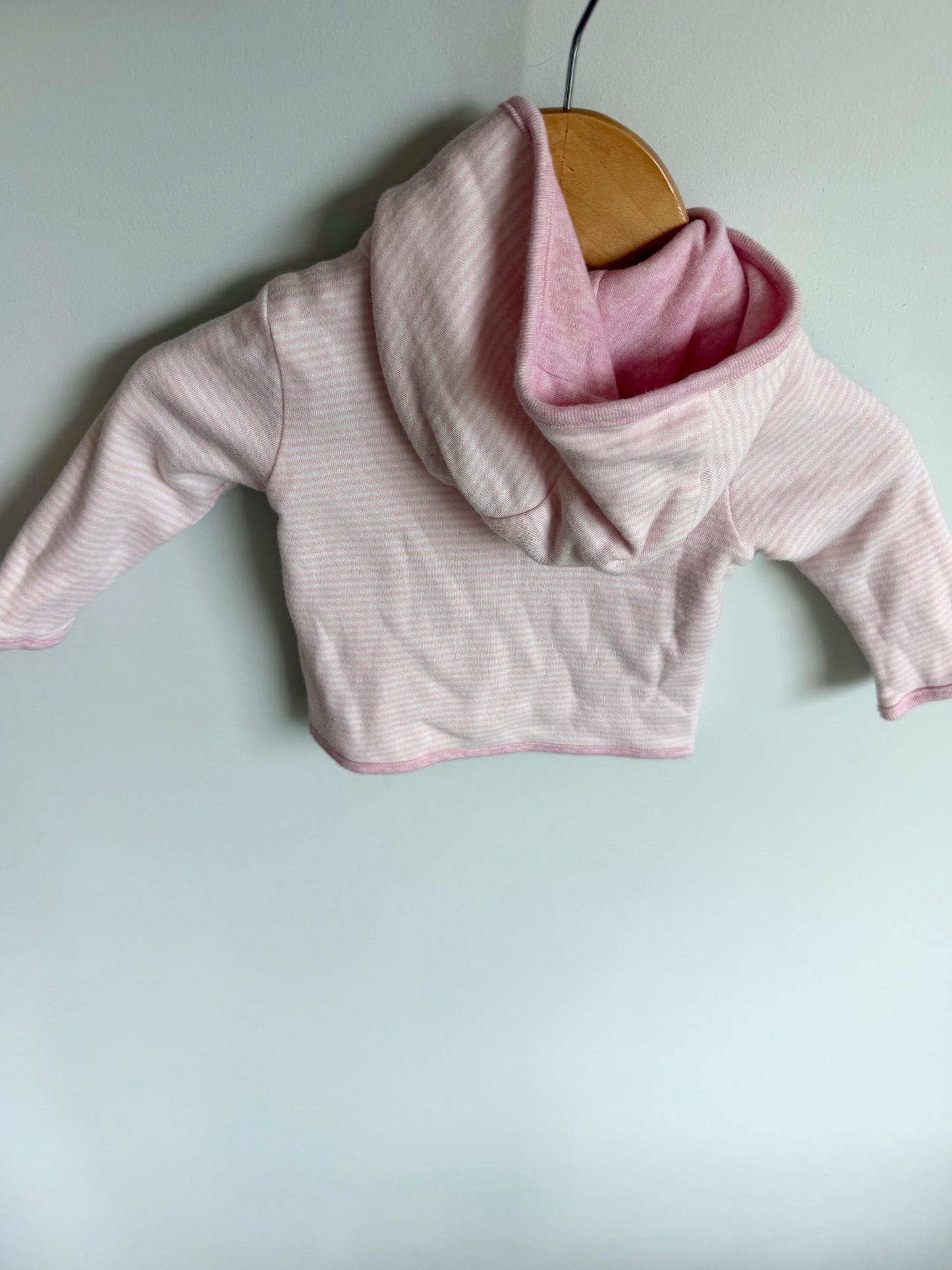 Striped Reversible Pink Sweater / 3-6m?
