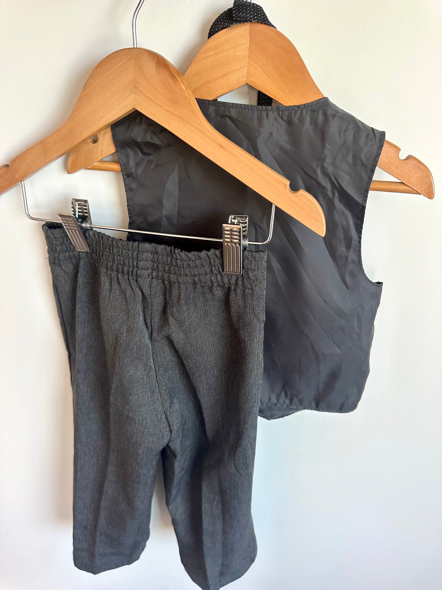 Dress Vest, Pants + Tie Set / 18-24m