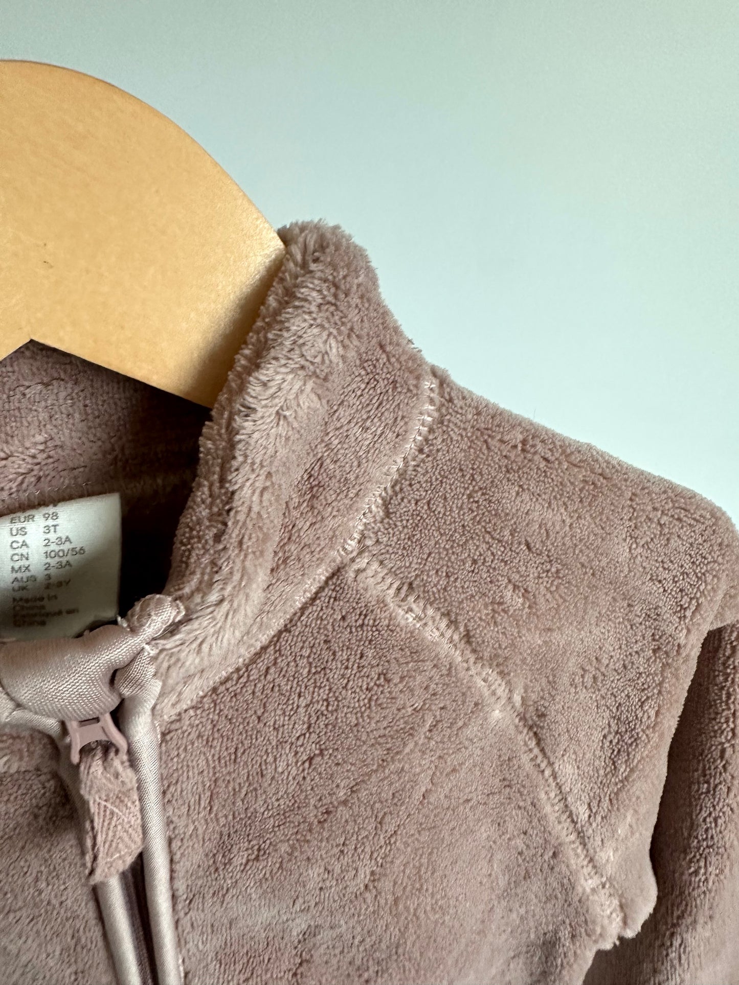 Blush Fleece Jumpsuit / 2-3T