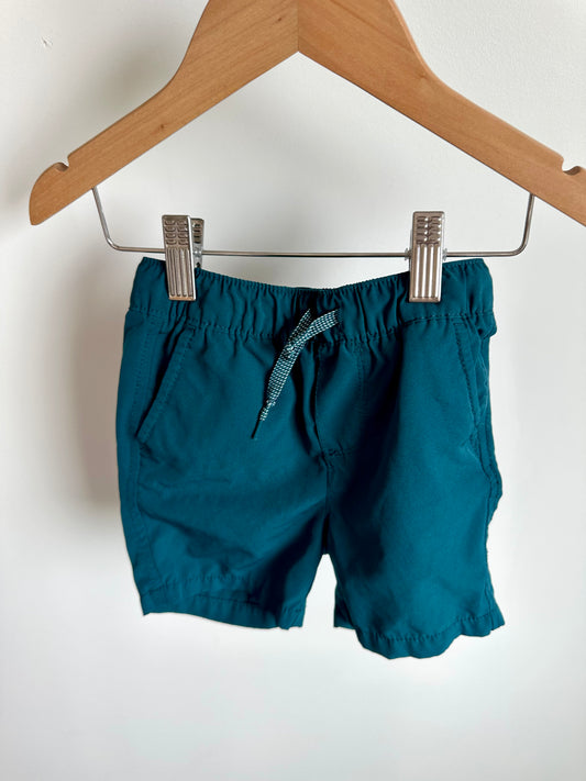 Teal with Pockets Swim Shorts / 18-24m