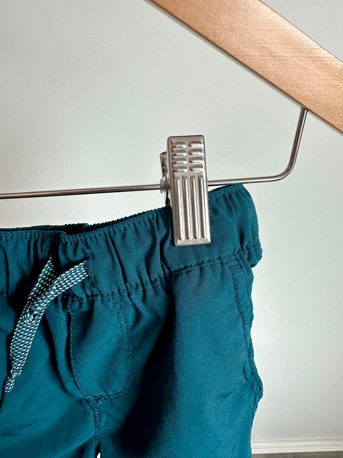Teal with Pockets Swim Shorts / 18-24m
