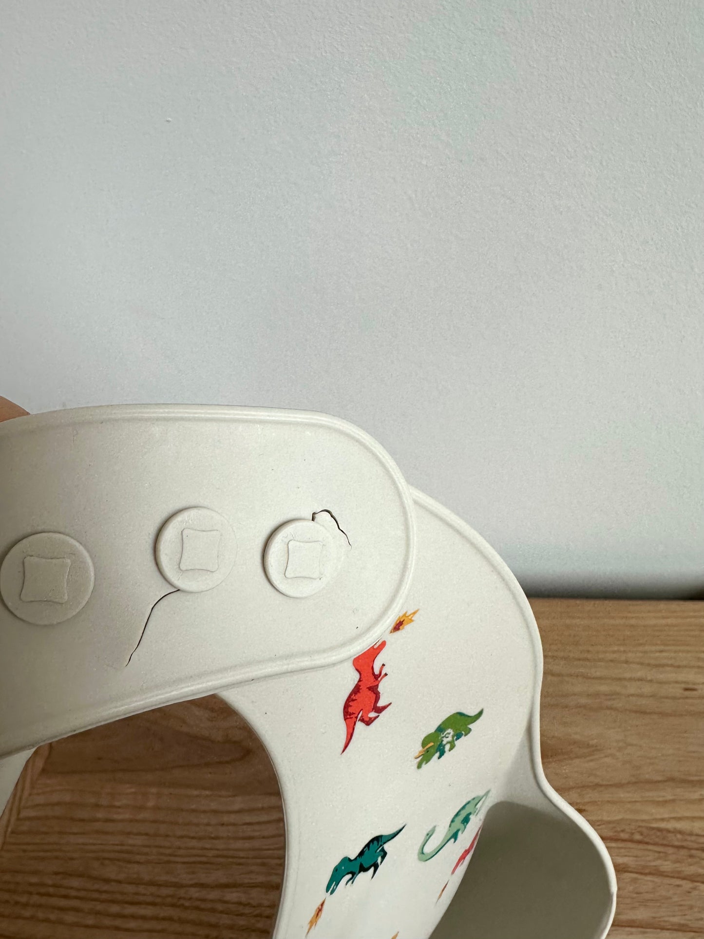 Dino Pattern Silicone Bib