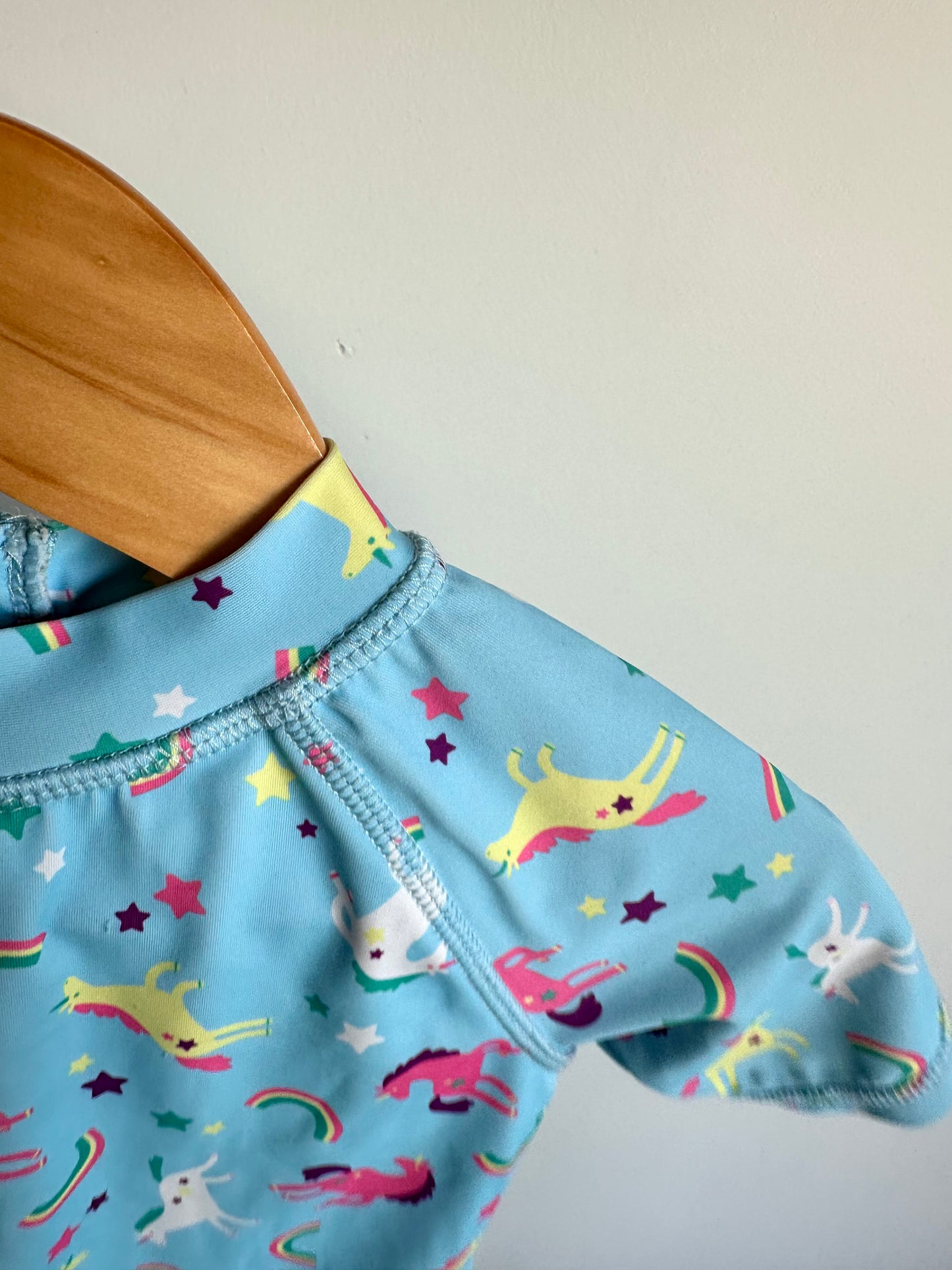 Rainbow Unicorn Swimsuit / 12-18m