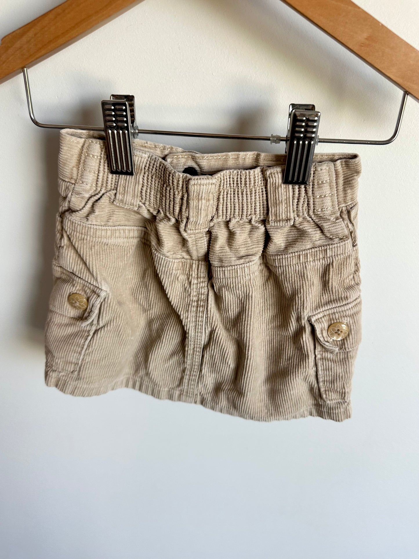 Tan Cord Skirt / 18-24m
