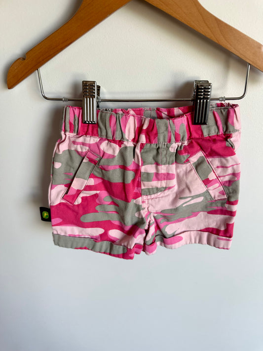 Pink Camo Shorts / 18m