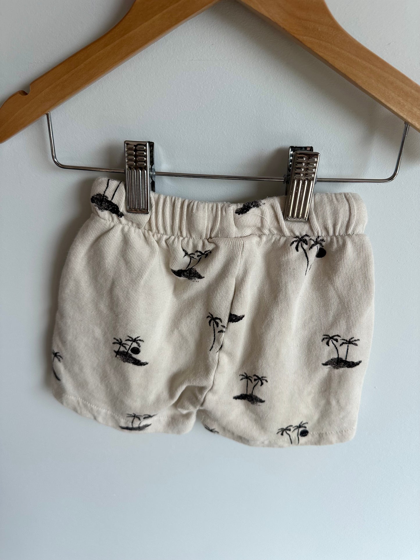 Palm Tree Muslin Shorts / 18m