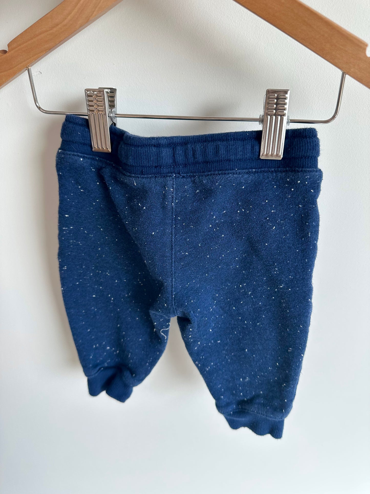 Drawstring Speckled Navy Pants / 6m