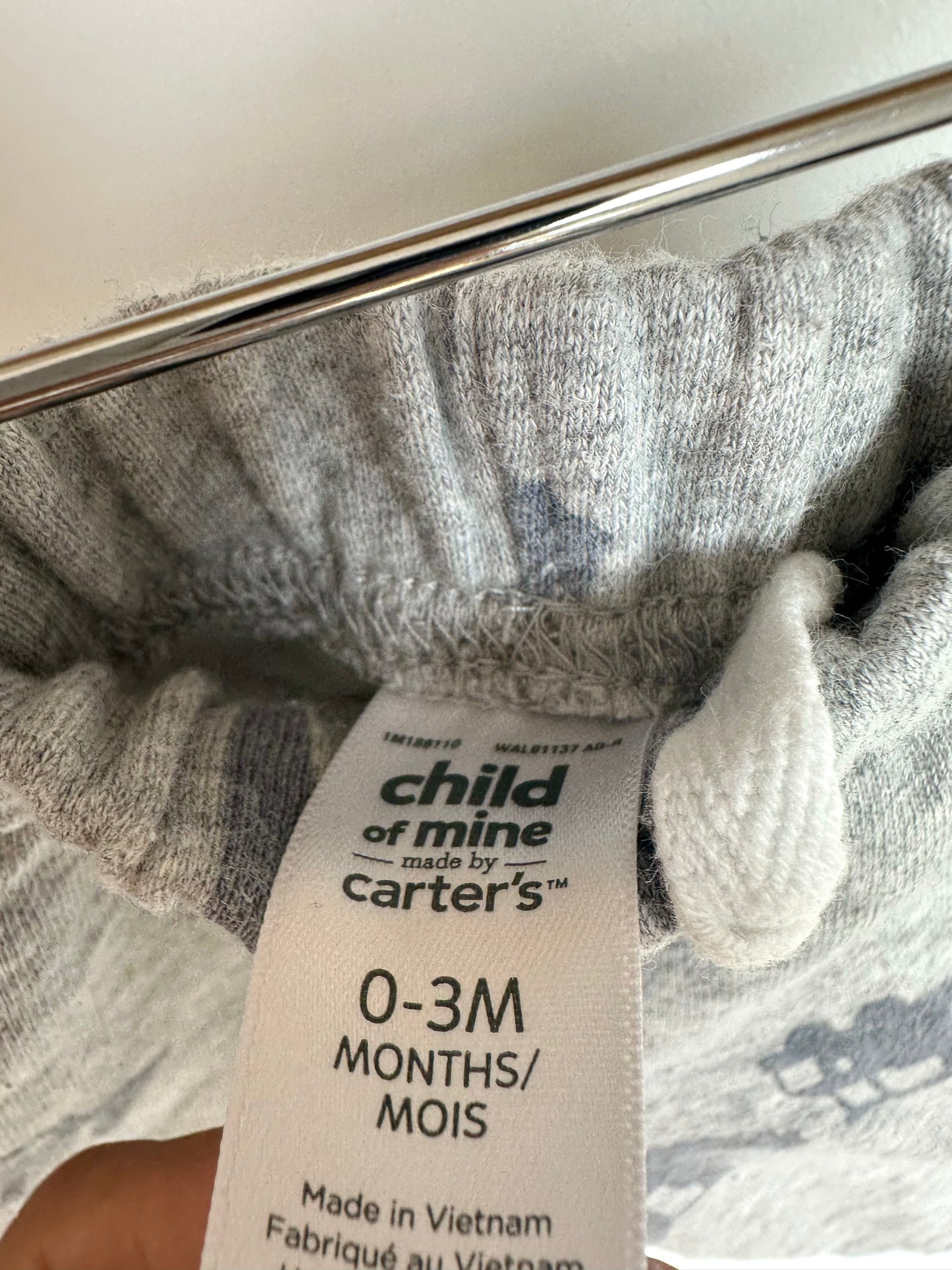 Construction Grey Pants / 0-3m