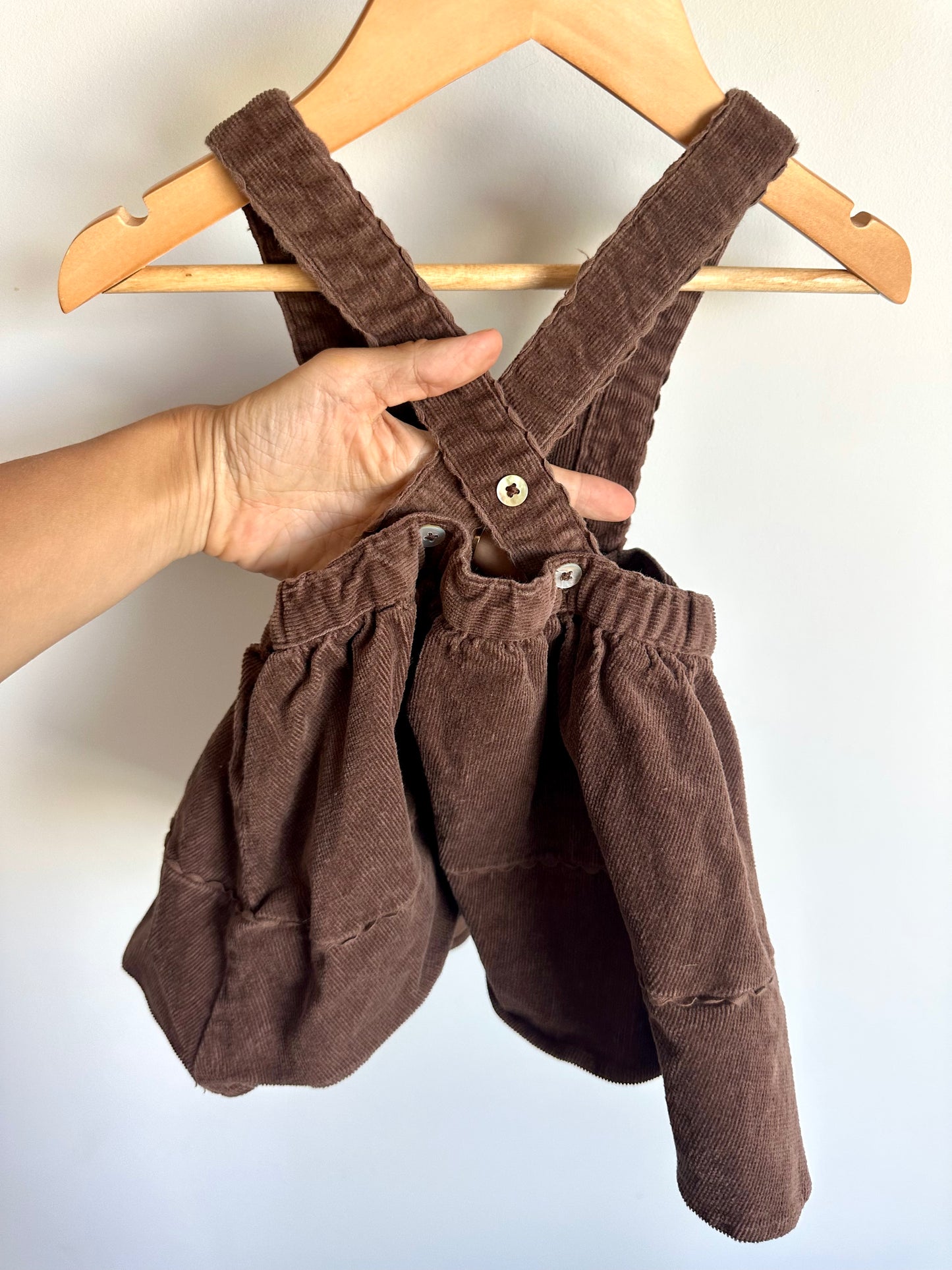 Rylee + Cru Corduroy Pinafore / 18-24m