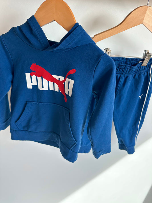 Puma Indigo Hoodie + Pants Set / 24m