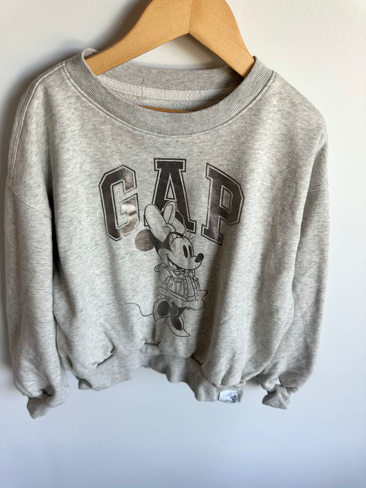 Gap Minnie Grey Crewneck / 8 years