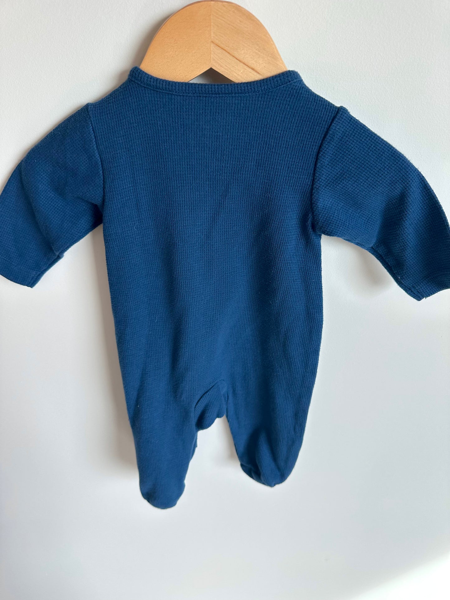 Navy Elephant Footed Sleeper / 0-3m