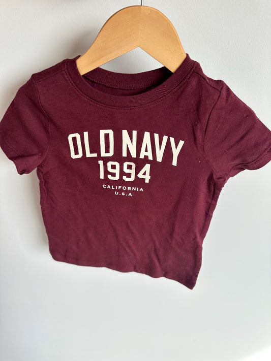 Maroon Old Navy T-Shirt / 2T