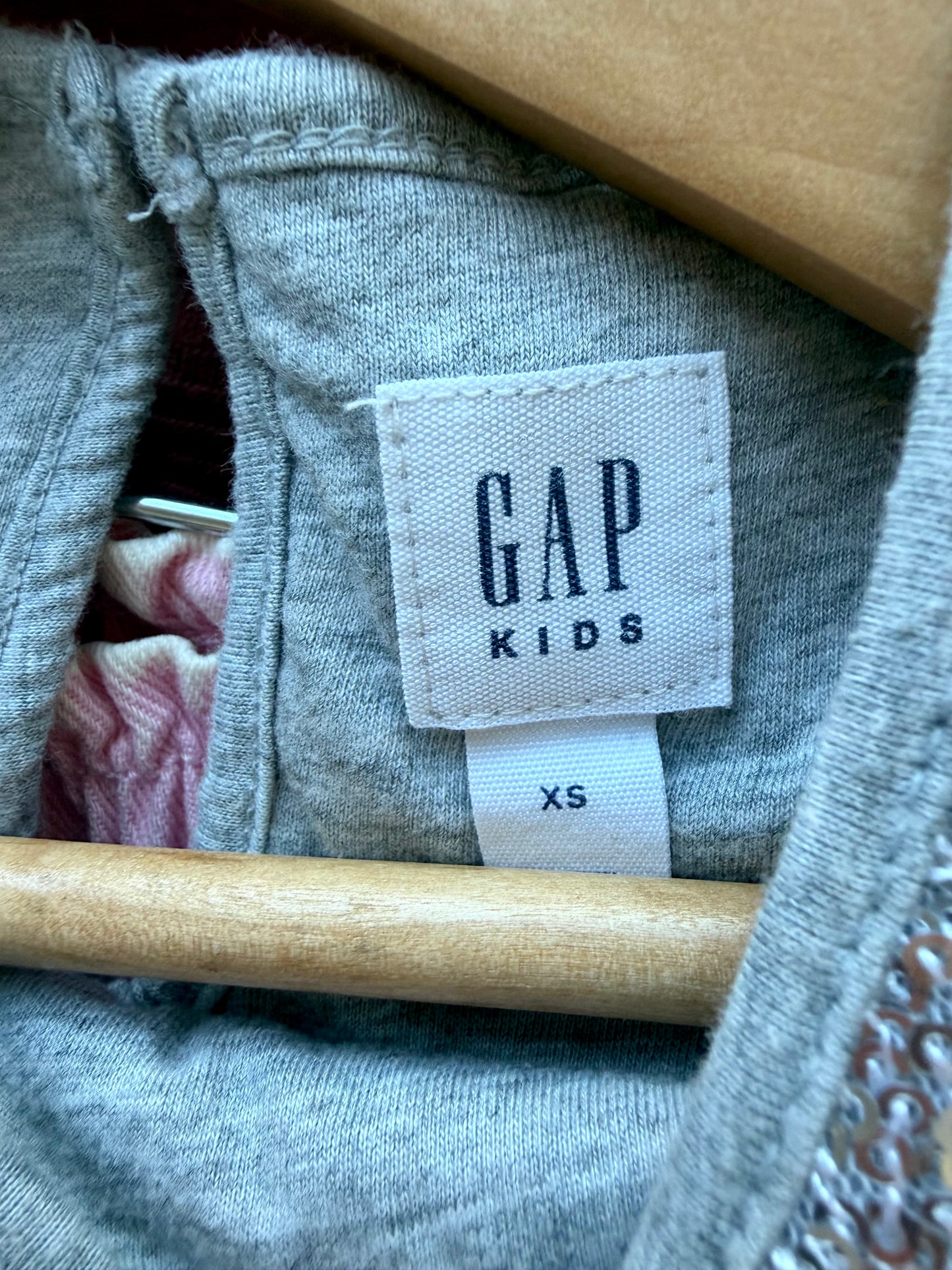 Gap Grey Sequin Tulle Dress / 4-5 years(XS)