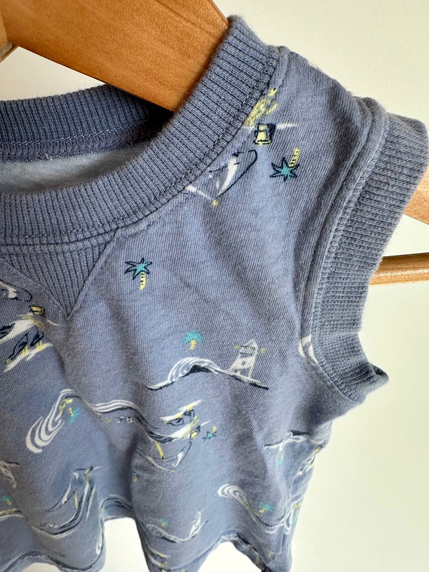 Tank Top with Beach Image / 18m