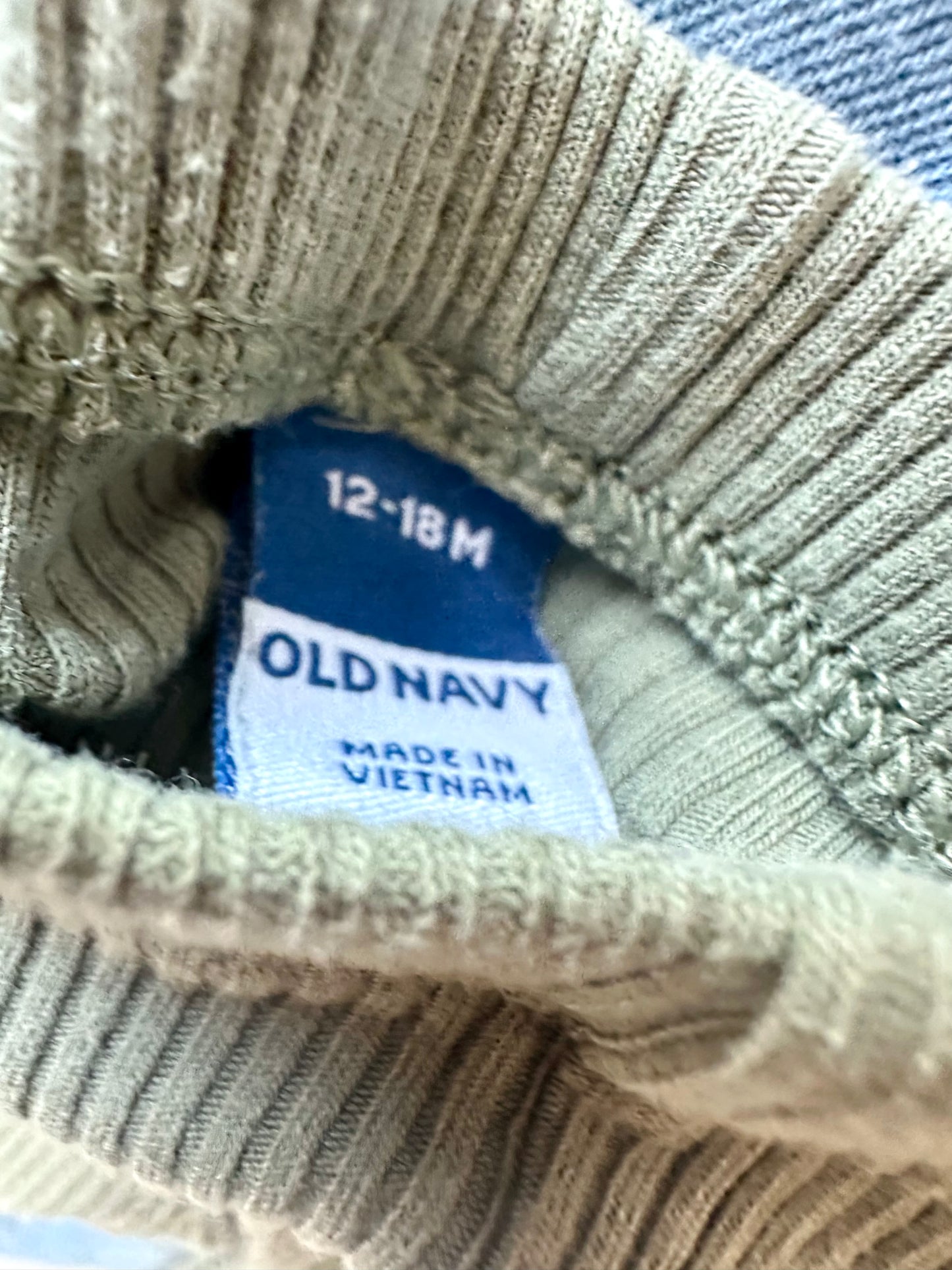 Moss Ribbed Pants / 12-18m