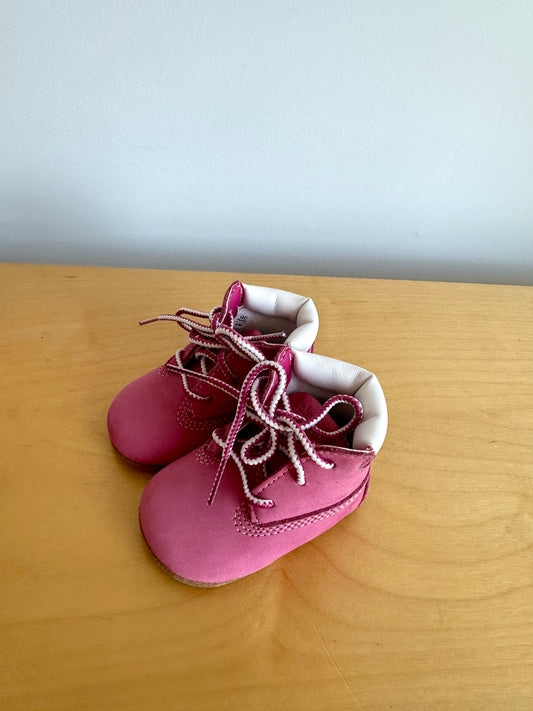 Timberland Pink Ankle Boots / Size 0 Infant