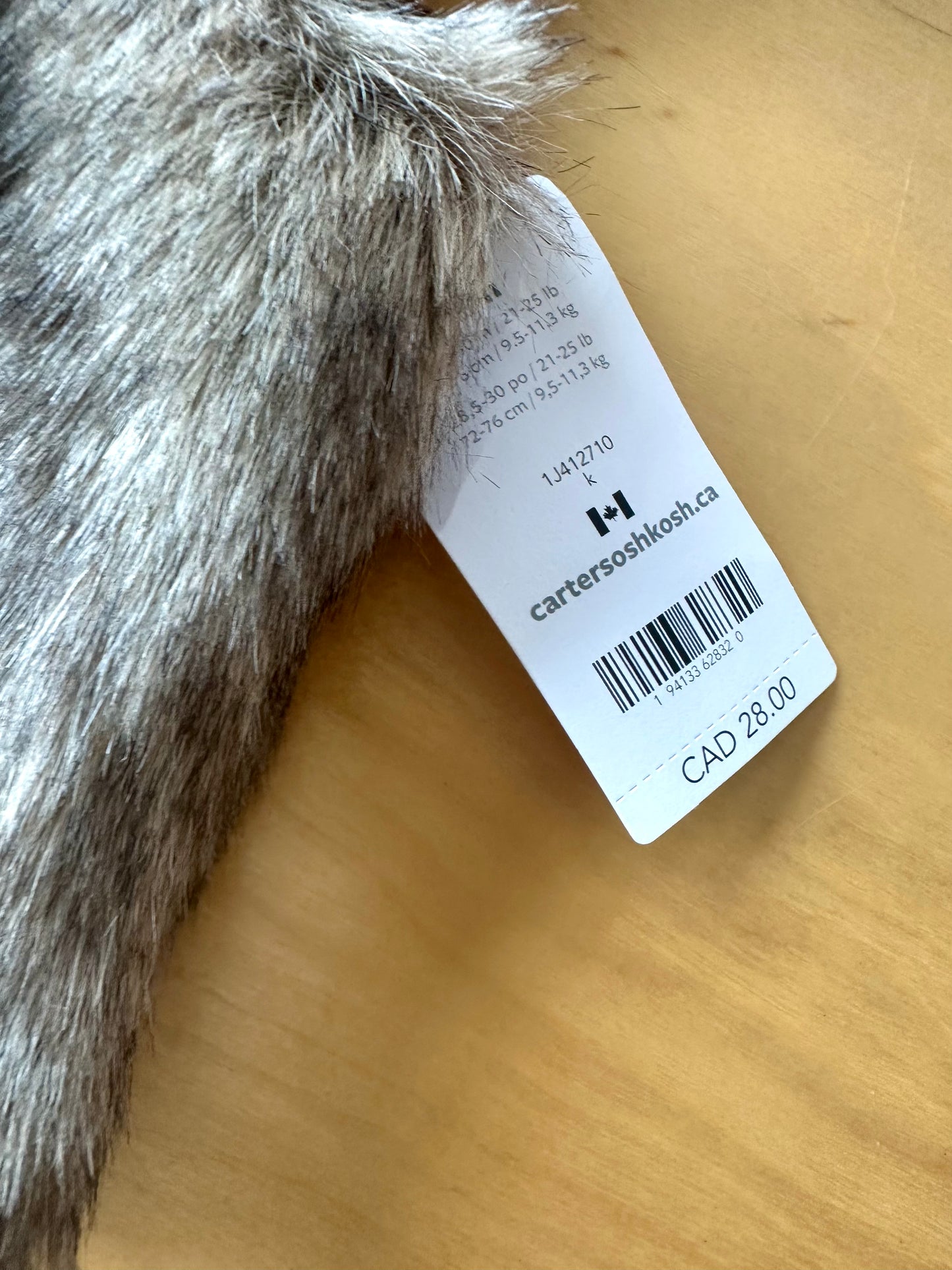 Faux Fur Vest (With Tags) / 12m