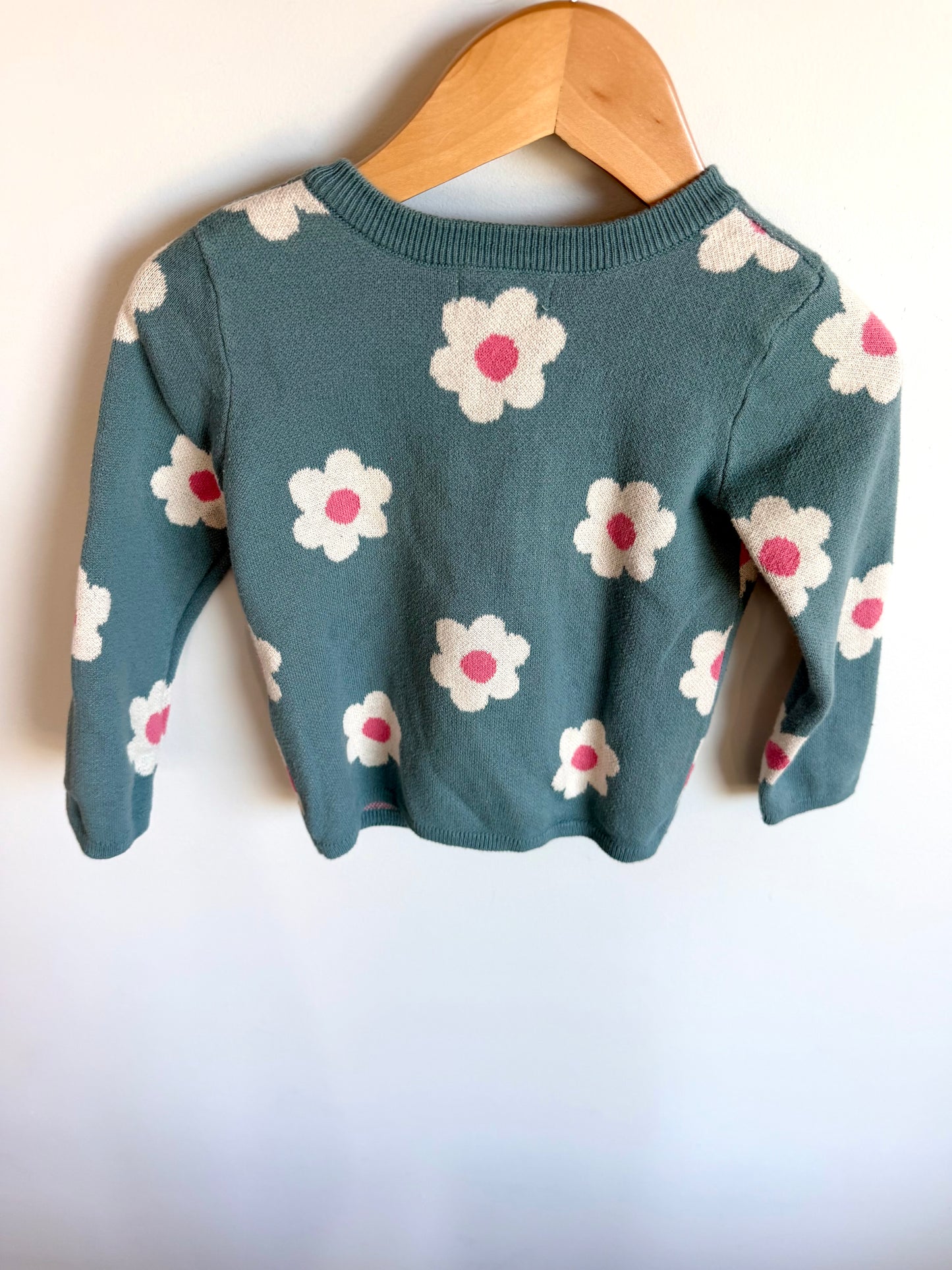 Daisy Dusty Blue Cardigan/ 18-24m