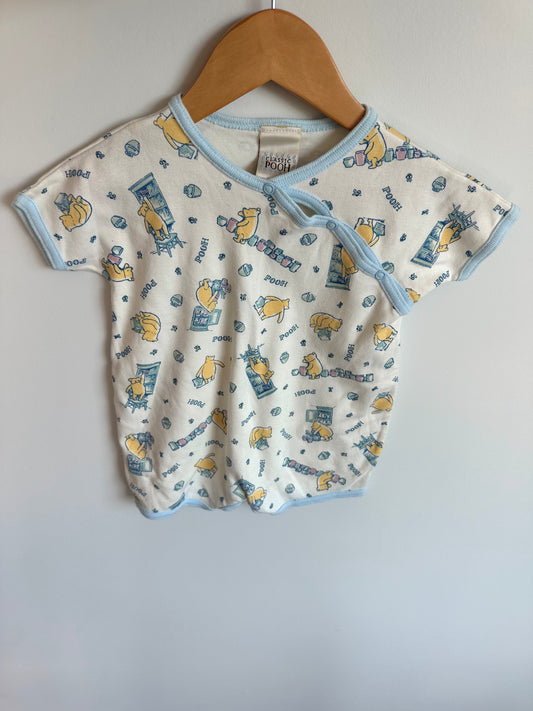 Pooh Honey Pot Romper / 6-12m