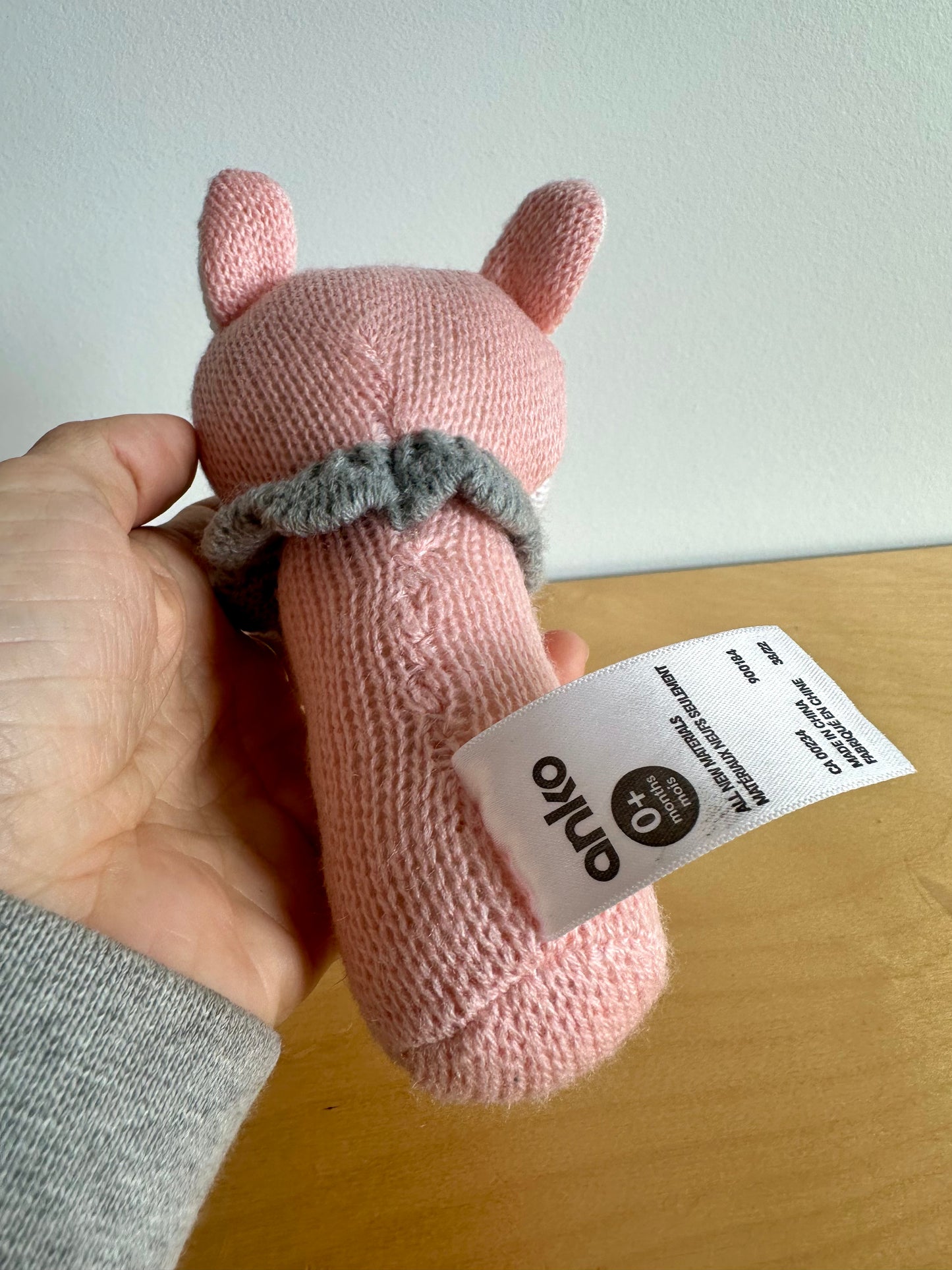 Sleepy Animal Rattle Toy