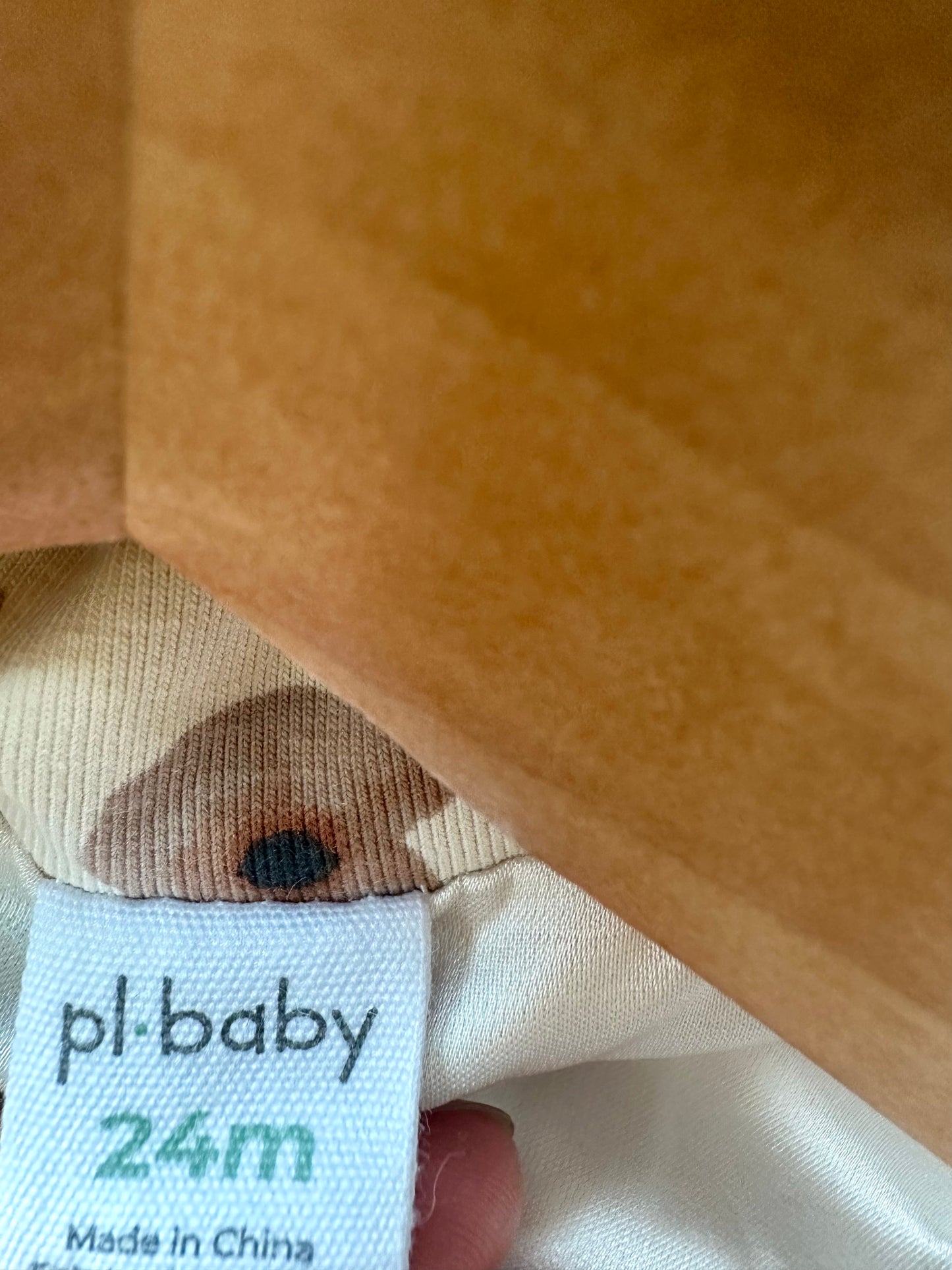 Soft Faux Fur Bear Hooded Vest / 24m