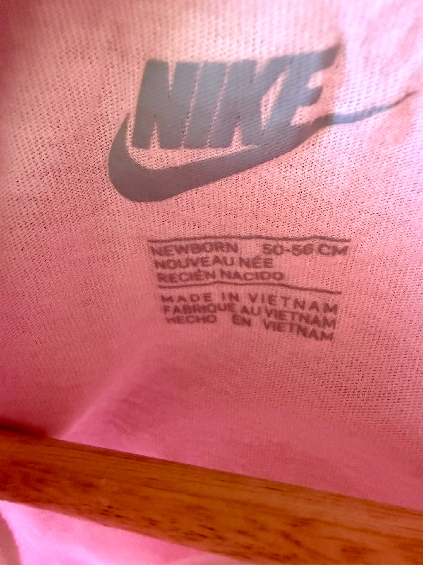 Nike Pink Bodysuit / 0m