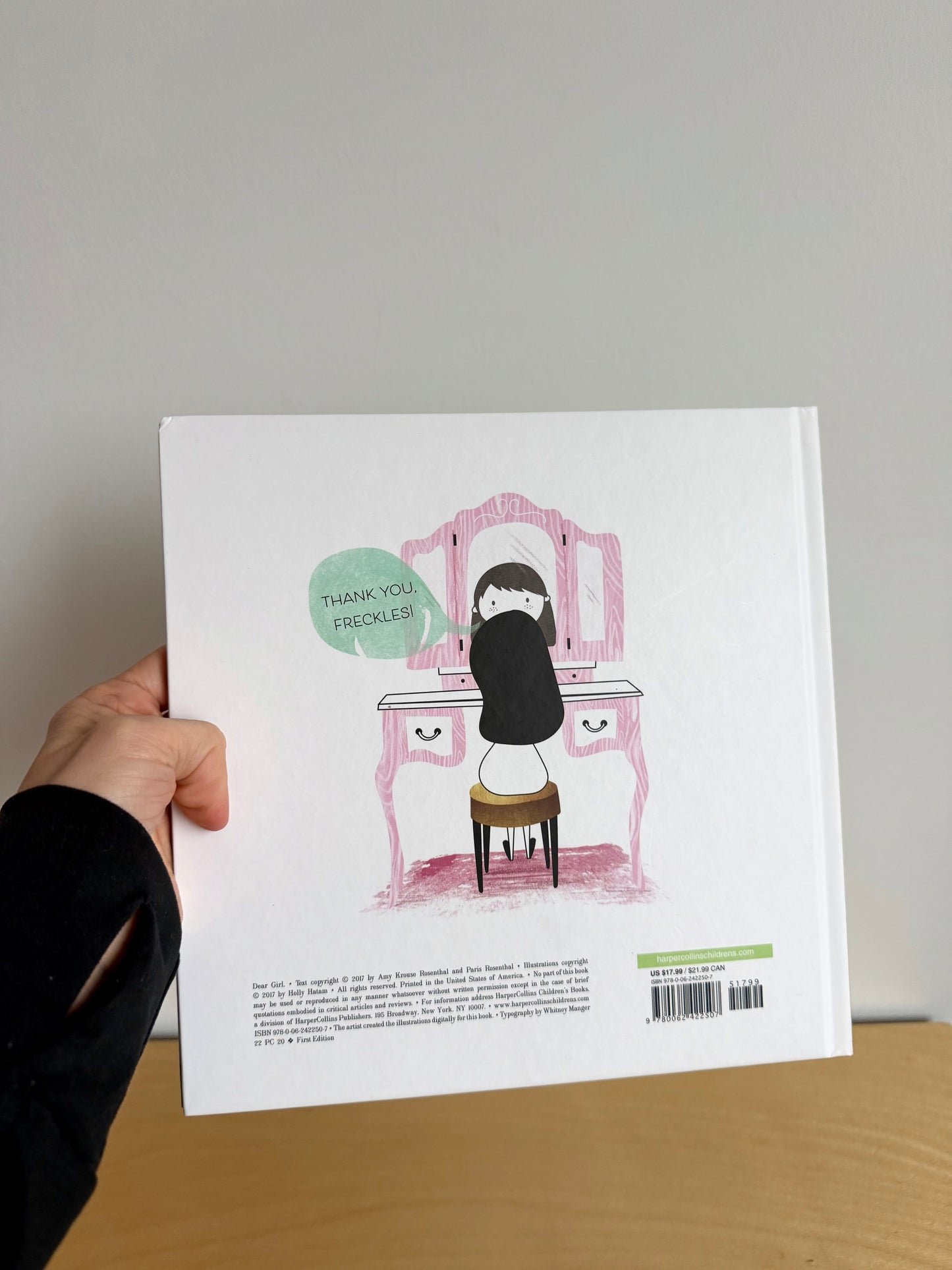 Dear Girl Hardcover Book / 2-6 years