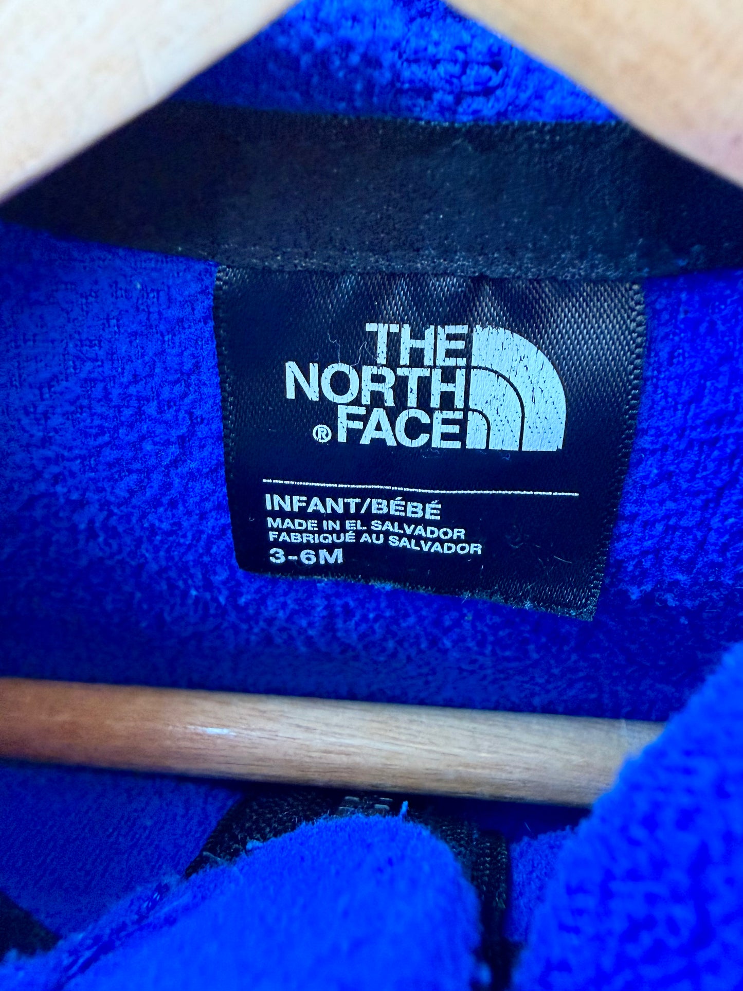 The North Face Blue Zipper Sweater / 3-6m