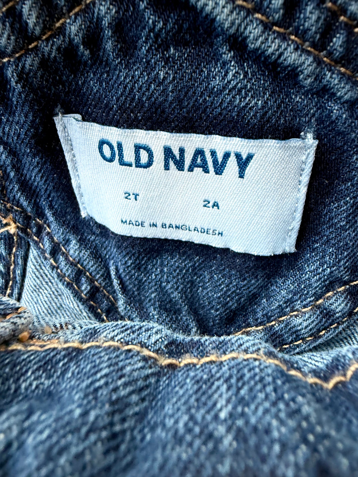 Denim Overall Dress / 2T