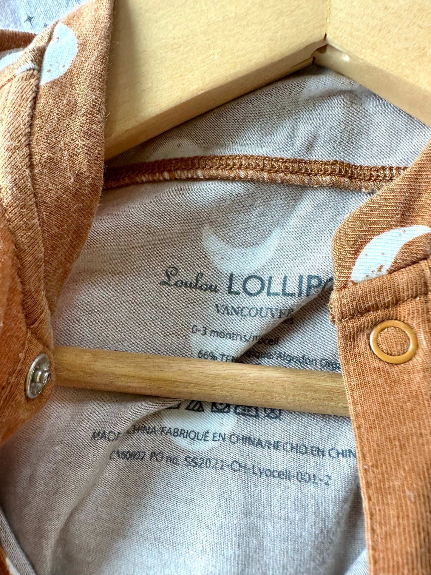 LouLou Lollipop Moons Jumpsuit / 0-3m