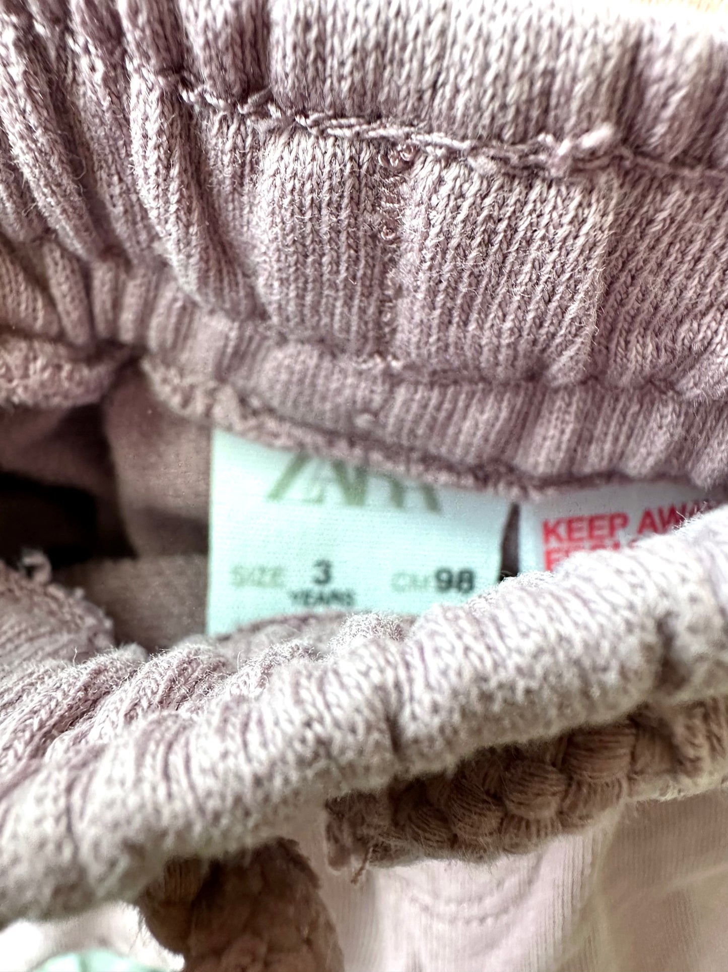 Mauve Pocket Shorts / 3T