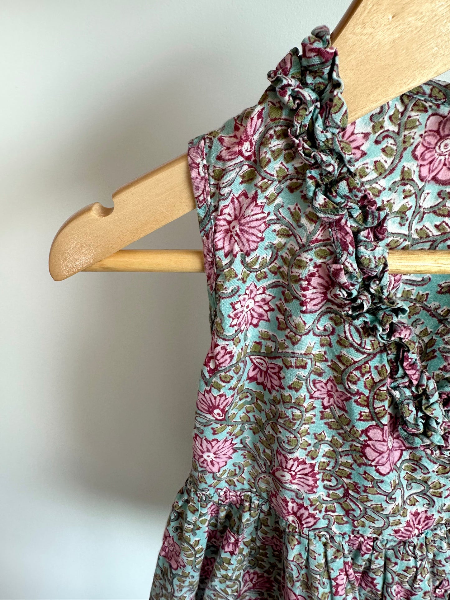Anokhi Koki Floral Wrap Dress / 2-3T