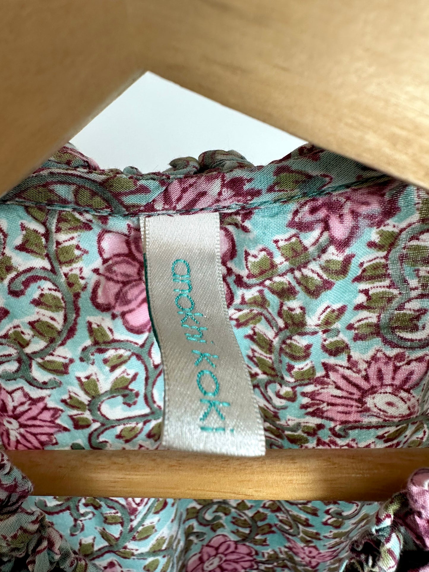 Anokhi Koki Floral Wrap Dress / 2-3T